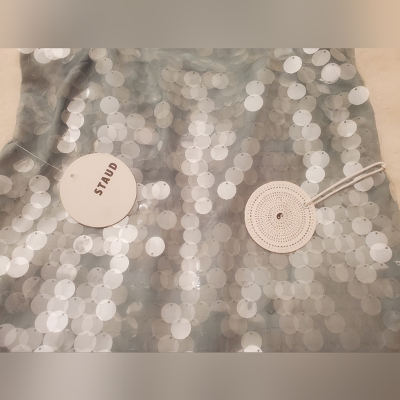 New STAUD Casey Dress Mist Size 2 - Picture 12 of 16